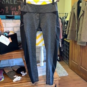 🔹Zobha Geo Colorblock Athletic Athleisure Lined Loungewear Leggings